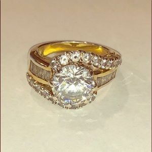 Sterling silver cocktail ring